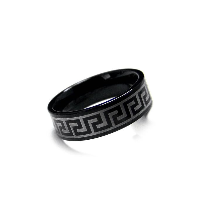 8mm Men's Black Tungsten