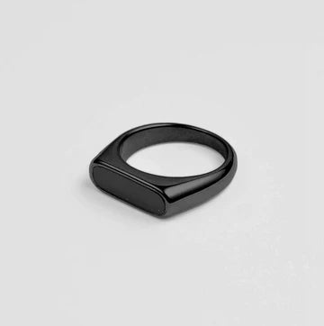 SIGNAT BAR RING (BLACK)