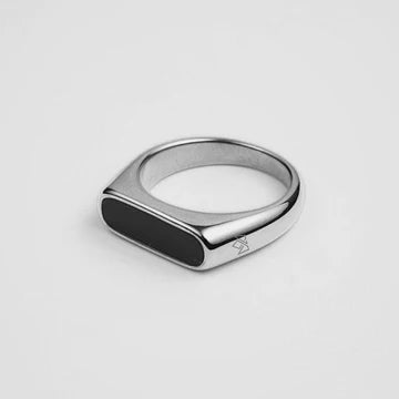 SIGNET BAR RING (SILVER)